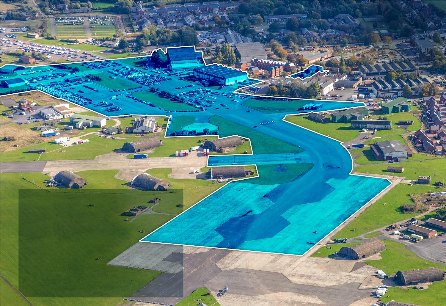 Vehicle Processing Site, Heyford Park, Bicester, Industrial